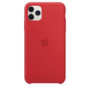 Case Silicona iphone 11 Pro Max Rojo