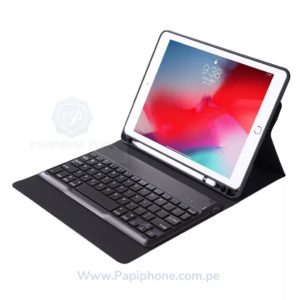 Funda con teclado para iPad con soporte para lápiz