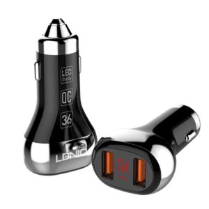 Cargador De Auto con Pantalla led